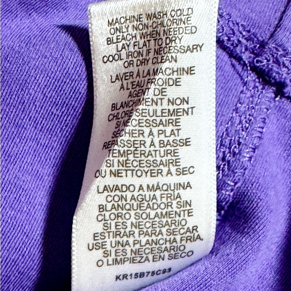 Michael Kors Vibrant Purple Polo Shirt - Picture 6 of 7